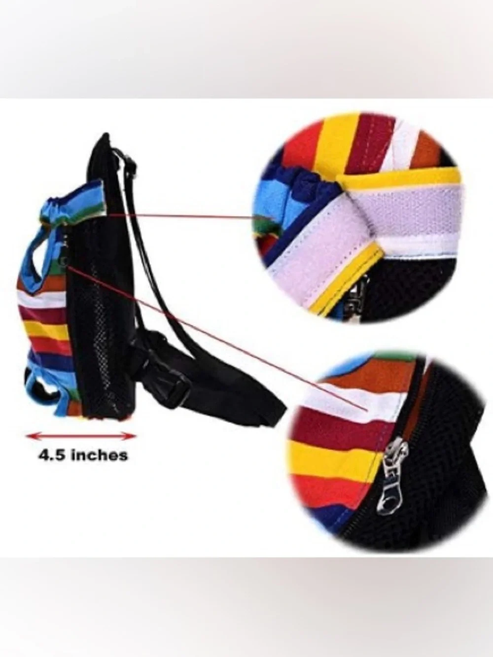 Adjustable Pet Carrier Backpack for Small Dog/Cat - Size L